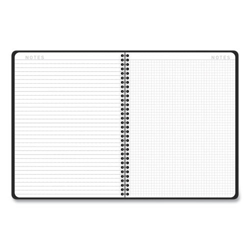 Contemporary Lite Weekly/monthly Planner, 11 X 8.25, Black Simulated Leather Cover, 12-month (jan To Dec): 2026