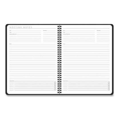 Contemporary Lite Weekly/monthly Planner, 11 X 8.25, Black Simulated Leather Cover, 12-month (jan To Dec): 2026