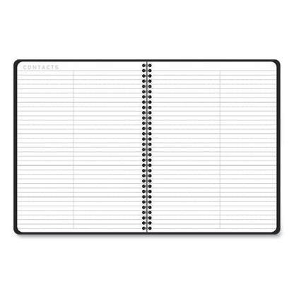 Contemporary Lite Weekly/monthly Planner, 11 X 8.25, Black Simulated Leather Cover, 12-month (jan To Dec): 2026