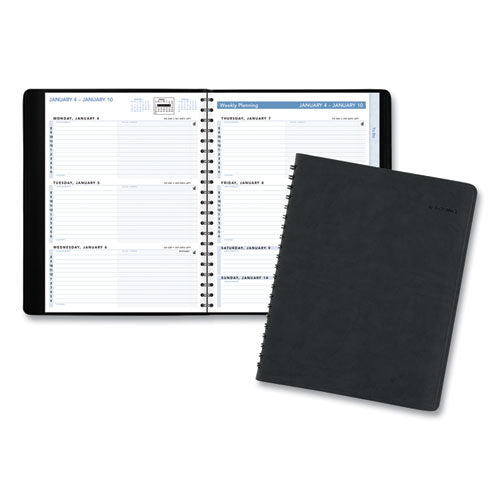 The Action Planner Weekly Appointment Book, 11 X 8, Black Cover, 12-month (jan To Dec): 2026