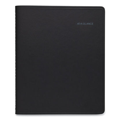Quicknotes Weekly Block Format Appointment Book, 10 X 8, Black Cover, 12-month (jan To Dec): 2026