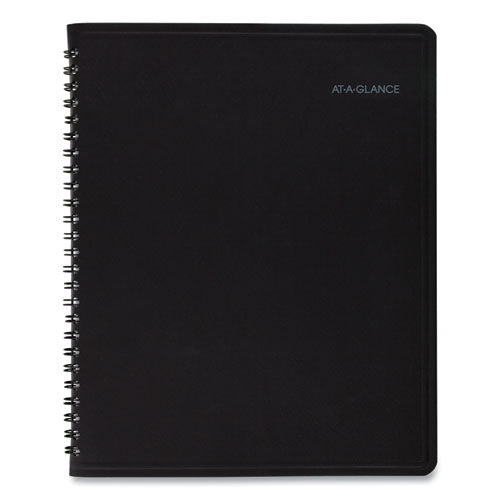 Quicknotes Monthly Planner, 8.75 X 7, Black Cover, 12-month (jan To Dec): 2026