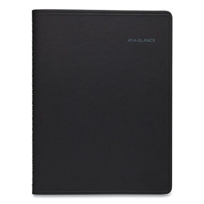 Quicknotes Weekly Vertical-column Format Appointment Book, 11 X 8.25, Black Cover, 12-month (jan To Dec): 2026