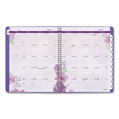 Beautiful Day Weekly/monthly Planner, Vertical-column Format, 11 X 8.5, Purple Cover, 13-month: Jan 2026 To Jan 2027
