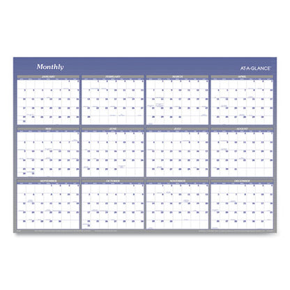 Vertical/horizontal Erasable Quarterly/monthly Wall Planner, 32 X 48, 12-month (jan To Dec): 2026