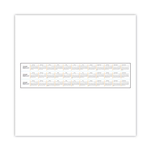 Wallmates Self-adhesive Dry Erase Weekly Planning Surfaces, 18 X 24, White/gray/orange Sheets, Undated