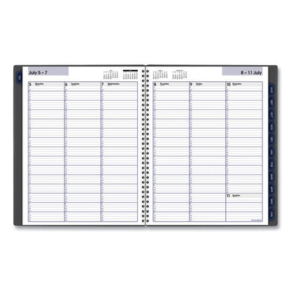 Dayminder Academic Weekly/monthly Desktop Planner, 11 X 8.5, Charcoal Cover, 12-month (july To June): 2025 To 2026