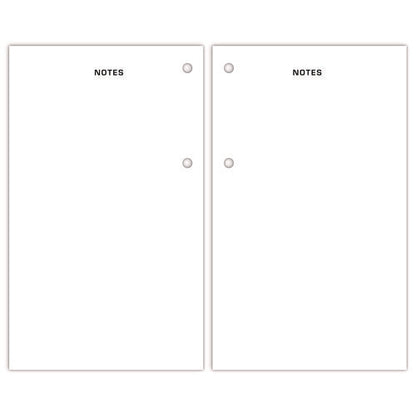 Two-color Desk Calendar Refill, 3.5 X 6, White Sheets, 12-month (jan To Dec): 2026