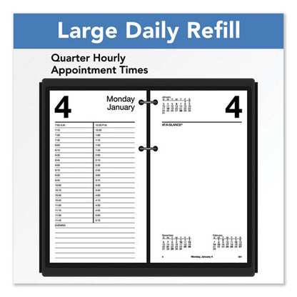 Large Desk Calendar Refill, 4.5 X 8, White Sheets, 12-month (jan To Dec): 2026