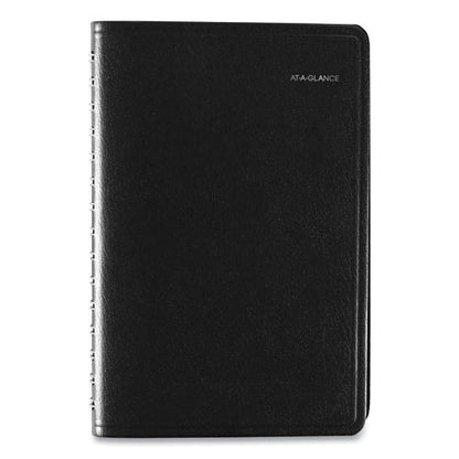 Dayminder Daily Appointment Book, 8.5 X 5.5, Black Cover, 12-month (jan To Dec): 2026