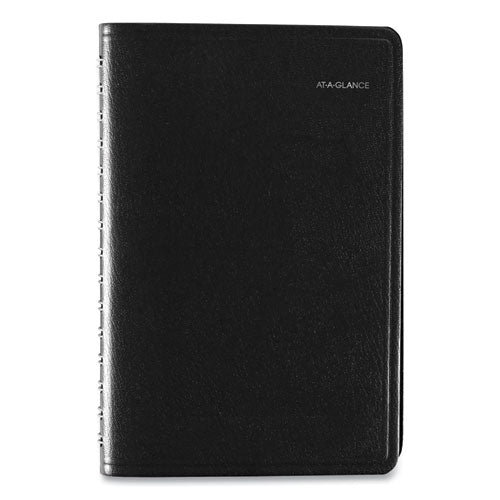 Dayminder Daily Appointment Book, 8.5 X 5.5, Black Cover, 12-month (jan To Dec): 2026