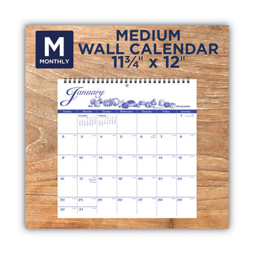 Illustrator's Edition Wall Calendar, Victorian Illustrations Artwork, 12 X 12, White/blue Sheets, 12-month (jan To Dec): 2026