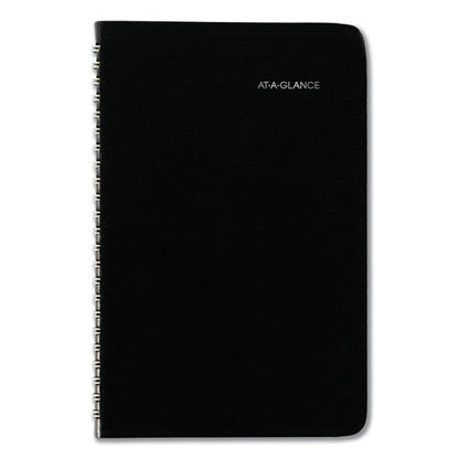 Dayminder Block Format Weekly Appointment Book, Tabbed Telephone/add Section, 8.5 X 5.5, Black, 12-month (jan To Dec): 2026