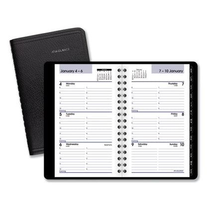 Dayminder Weekly Pocket Appointment Book With Telephone/address Section, 6 X 3.5, Black Cover, 12-month (jan To Dec): 2026