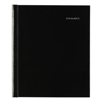 Dayminder Hard-cover Monthly Planner With Memo Section, Unruled Blocks, 8.5 X 7, Black Cover, 12-month (jan To Dec): 2026