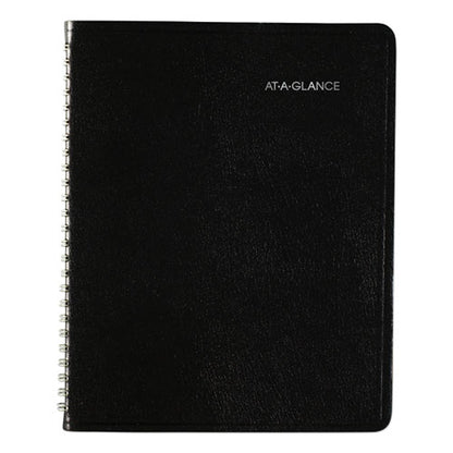 Dayminder Open-schedule Weekly Appointment Book, 8.75 X 7, Black Cover, 12-month (jan To Dec): 2026