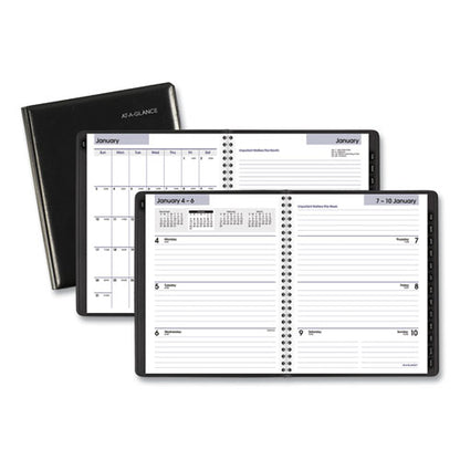 Dayminder Executive Weekly/monthly Refillable Planner, 8.75 X 7, Black Cover, 12-month (jan To Dec): 2026