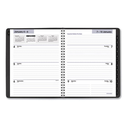 Dayminder Executive Weekly/monthly Refillable Planner, 8.75 X 7, Black Cover, 12-month (jan To Dec): 2026