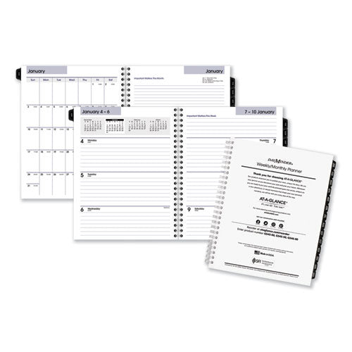 Dayminder Executive Weekly/monthly Refill, 8.75 X 7, White Sheets, 12-month (jan To Dec): 2026
