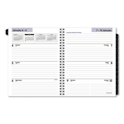 Dayminder Executive Weekly/monthly Refill, 8.75 X 7, White Sheets, 12-month (jan To Dec): 2026