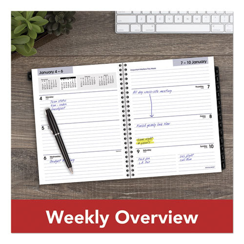 Dayminder Executive Weekly/monthly Refill, 8.75 X 7, White Sheets, 12-month (jan To Dec): 2026