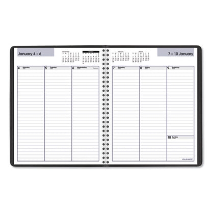Dayminder Weekly Planner, Vertical-column Format, 8.75 X 7, Black Cover, 12-month (jan To Dec): 2026