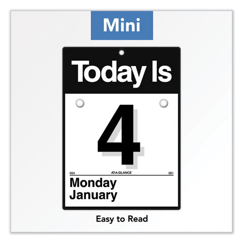 Today Is Wall Calendar, 6.63 X 9.13, White Sheets, 12-month (jan To Dec): 2026