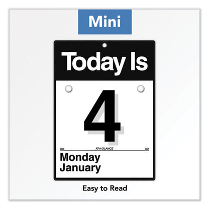 Today Is Wall Calendar, 6.63 X 9.13, White Sheets, 12-month (jan To Dec): 2026