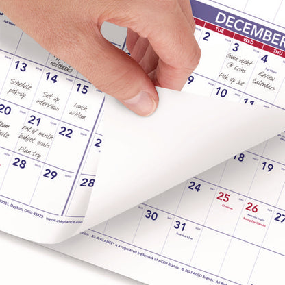 Yearly Wall Calendar, 24 X 36, White Sheets, 12-month (jan To Dec): 2026