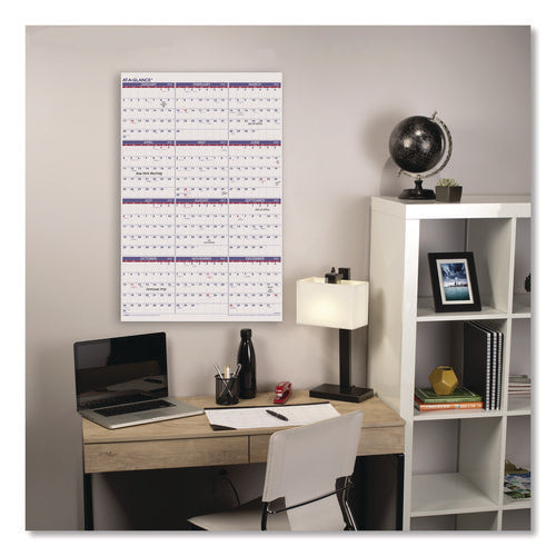Yearly Wall Calendar, 24 X 36, White Sheets, 12-month (jan To Dec): 2026