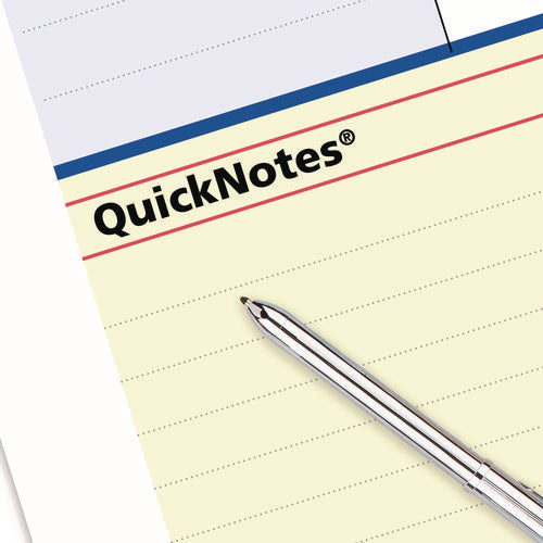 Quicknotes Wall Calendar, 12 X 17, White/blue/yellow Sheets, 12-month (jan To Dec): 2026