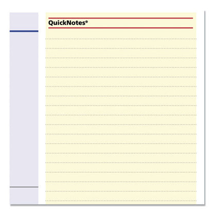 Quicknotes Mini Erasable Wall Planner, 16 X 12, White/blue/yellow Sheets, 12-month (jan To Dec): 2026