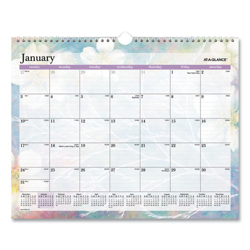 Dreams Monthly Wall Calendar, Seasonal Artwork, 15 X 12, Multicolor Sheets, 12-month (jan To Dec): 2026