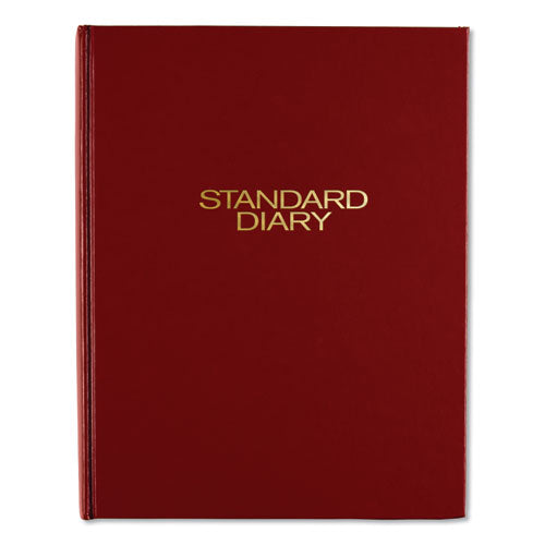 Standard Diary Daily Diary, 2026 Edition, Medium/college Rule, Red Cover, (200) 9.5 X 7.5 Sheets