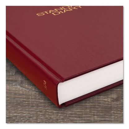 Standard Diary Daily Diary, 2026 Edition, Medium/college Rule, Red Cover, (200) 9.5 X 7.5 Sheets