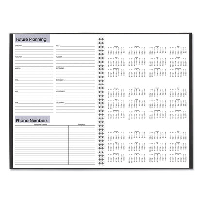 Dayminder Monthly Planner, Ruled Blocks, 12 X 8, Black Cover, 14-month: Dec 2025 To Jan 2027