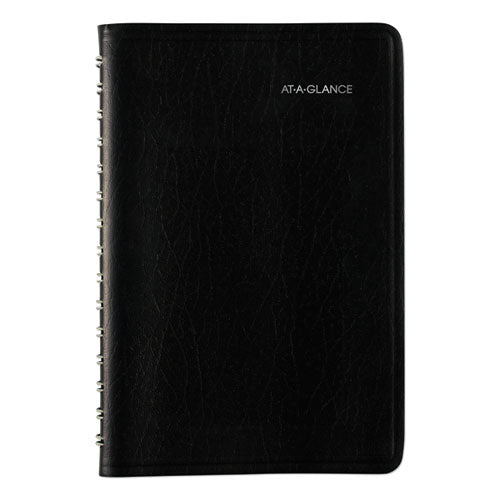 Dayminder Daily Appointment Book, 8 X 5, Black Cover, 12-month (jan To Dec): 2026