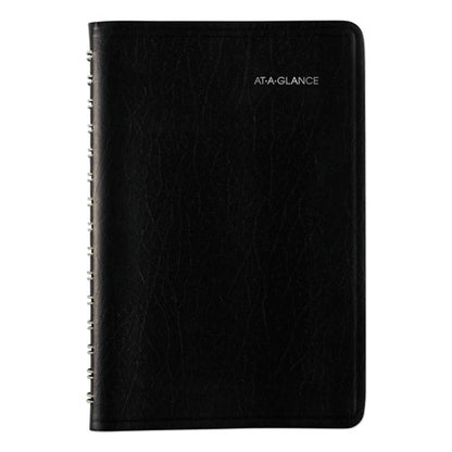 Dayminder Daily Appointment Book, 8 X 5, Black Cover, 12-month (jan To Dec): 2026