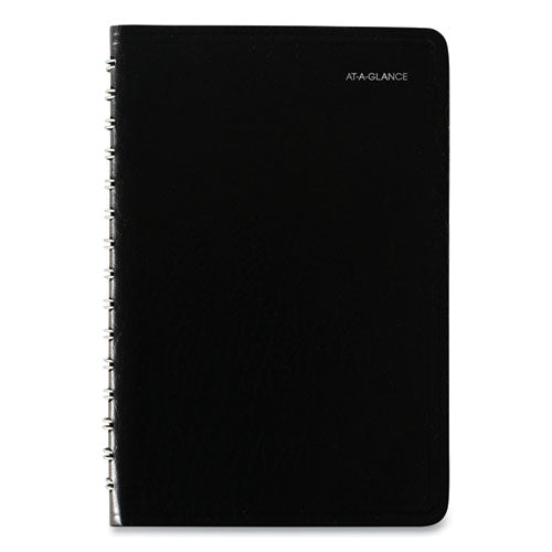 Dayminder Daily Appointment Book, 8 X 5, Black Cover, 12-month (jan To Dec): 2026