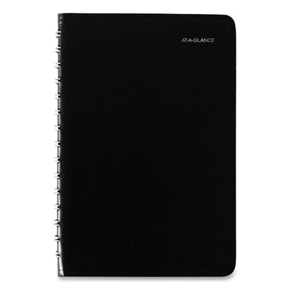 Dayminder Daily Appointment Book, 8 X 5, Black Cover, 12-month (jan To Dec): 2026
