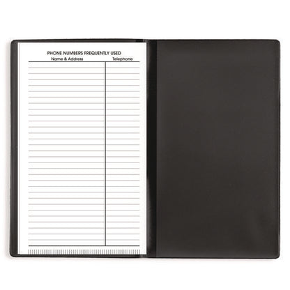 Dayminder Pocket-sized Monthly Planner, Unruled Blocks, 6 X 3.5, Black Cover, 14-month: Dec 2025 To Jan 2027
