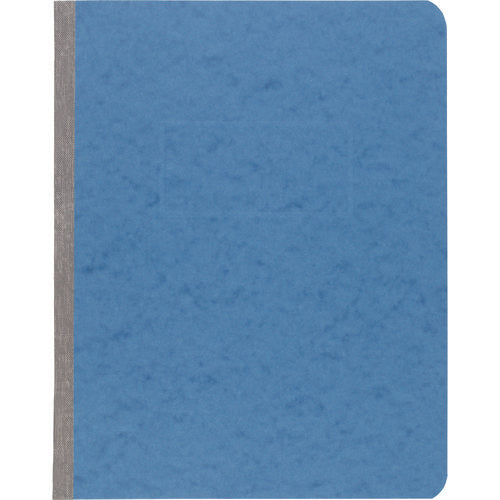 Pressboard Report Cover With Tyvek Reinforced Hinge, 2-hole Prong Fastener, 3" Capacity, 8.5 X 11, Light Blue