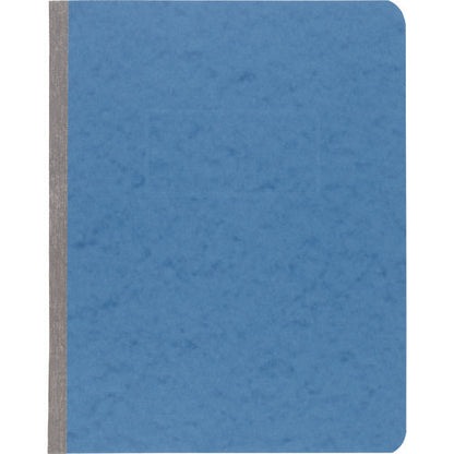 Pressboard Report Cover With Tyvek Reinforced Hinge, 2-hole Prong Fastener, 3" Capacity, 8.5 X 11, Light Blue