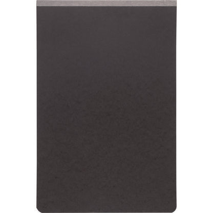 Pressboard Report Cover With Tyvek Reinforced Hinge, Two-piece Prong Fastener, 3" Capacity, 11 X 17, Black/black