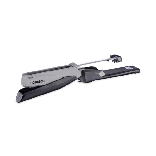 Ecostapler Spring-powered Desktop Stapler, 20-sheet Capacity, Gray/black