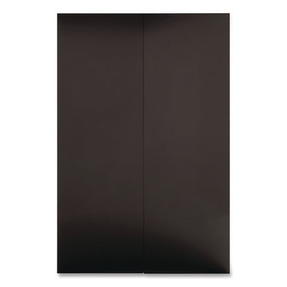 Premium Foam Display Board, Cfc-free Polystyrene, 24 X 36, Black Surface And Core, 12/carton