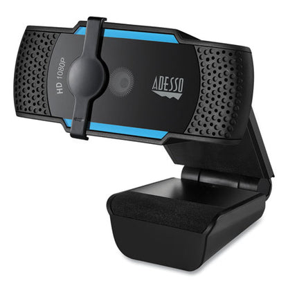 Cybertrack H5 1080p Hd Usb Autofocus Webcam With Microphone, 1920 Pixels X 1080 Pixels, 2 Mpixels, Black
