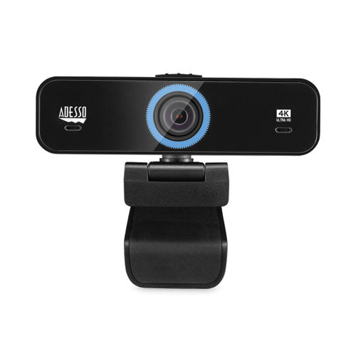 Cybertrack K4 4k Ultra Hd Fixed Focus Usb Webcam, 3840 Pixels X 2160 Pixels, Black