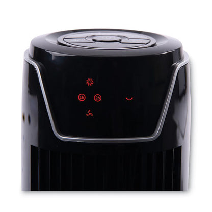 36" 3-speed Oscillating Tower Fan With Remote Control, Plastic, Black