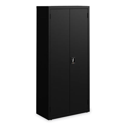Economy Assembled Storage Cabinets, 4 Shelves, 30" X 15" X 66", Black